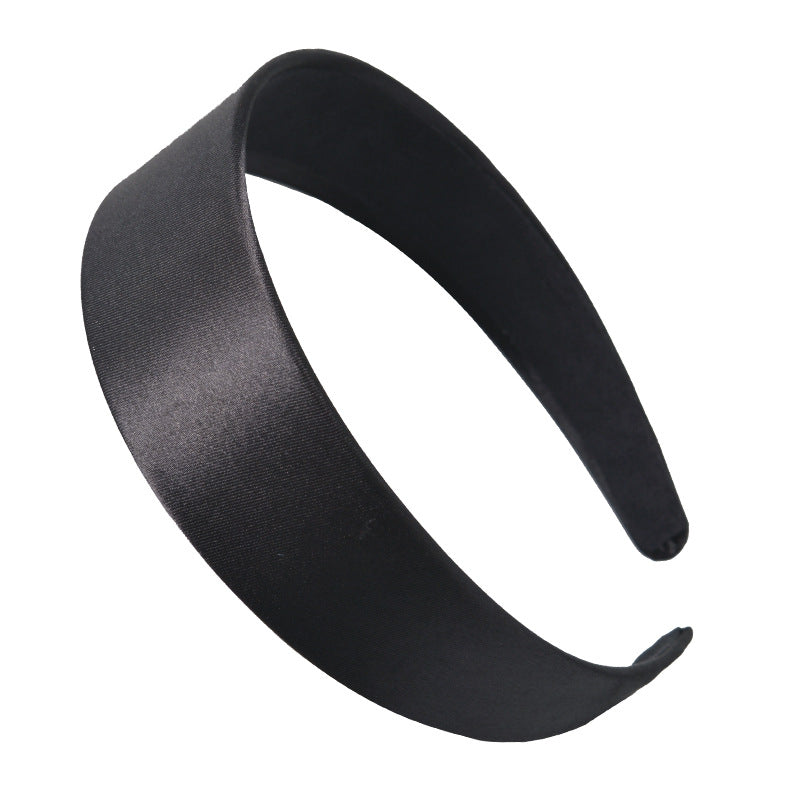 Wholesale Wide Brim Satin Headband Fabric